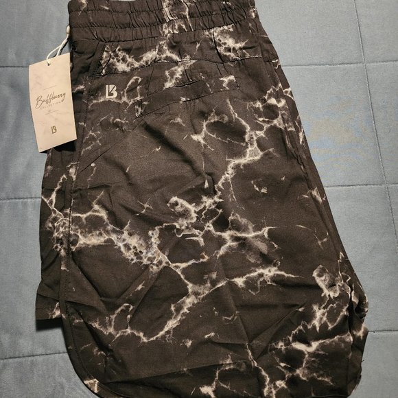 BuffBunny Black and White Athletic Shorts - Picture 5 of 5